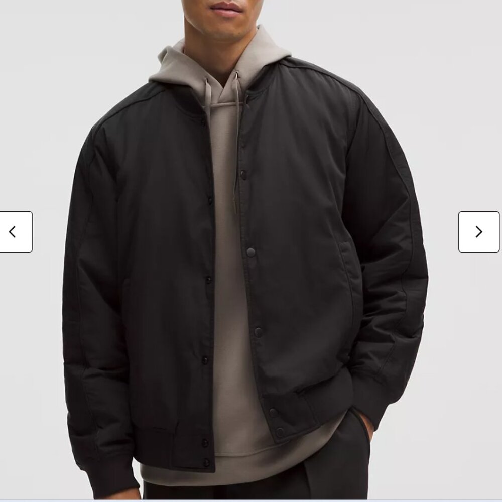 lululemon Bomber Jacket — Black NWOT